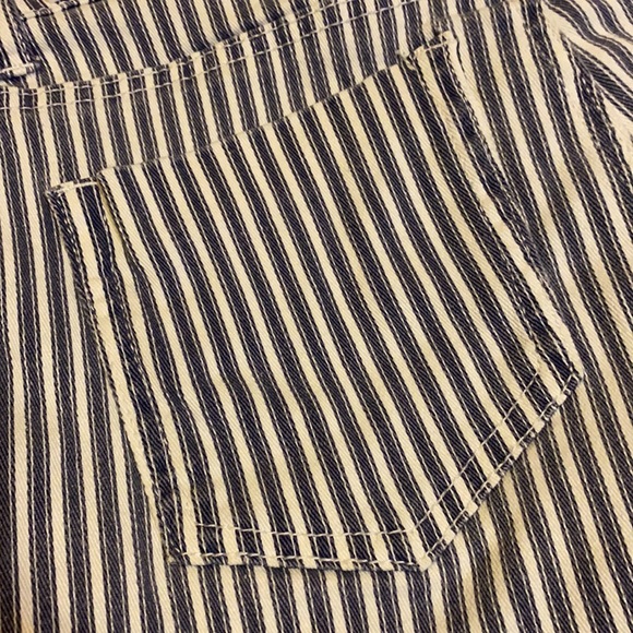 Indigo Rein blue & white pinstripe shorts - Picture 3 of 3